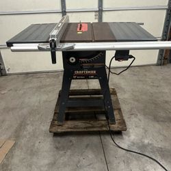 Craftsman 10 Inch Table Saw 
