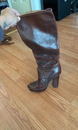 Frye leather boots tall 8 women’s