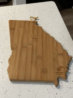 New Georgia Bamboo Serving Charcuterie Cutting Board 10x12.5