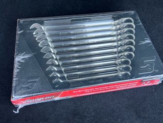 New Snap On Flank Drive Reversible Ratcheting Combination Wrench Set (10–19 mm)