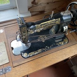 Sewing machine by White. 1883 from Bend, Oregon