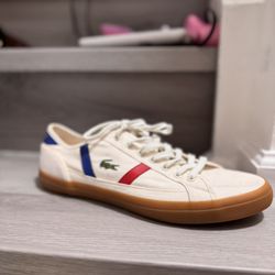 9.5 Lacoste Men's Sideline 119 2 Cma Leather Sneakers