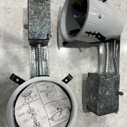 2 New 4 Inch Recessed Lighting Cans