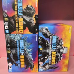 GODZILLA MECHAGODZILLA & KONG 3 SH MONSTERARTS Figure SET from GVK 2021 Movie