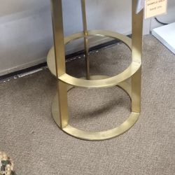 New Gold Base Pasha Velvet Counter Stool High Quality Heavy Duty 