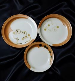 Over The Hill Iron Mountain Plates By Nancy Patterson Lamb 10",8.5" Set Of 3