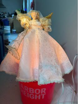 Angel- lighted-12” tall