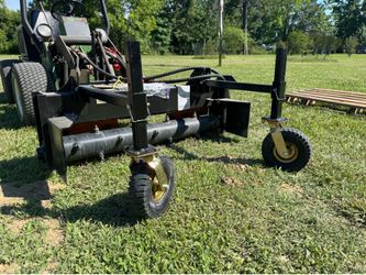 Mini skid steer power rake Harley rake