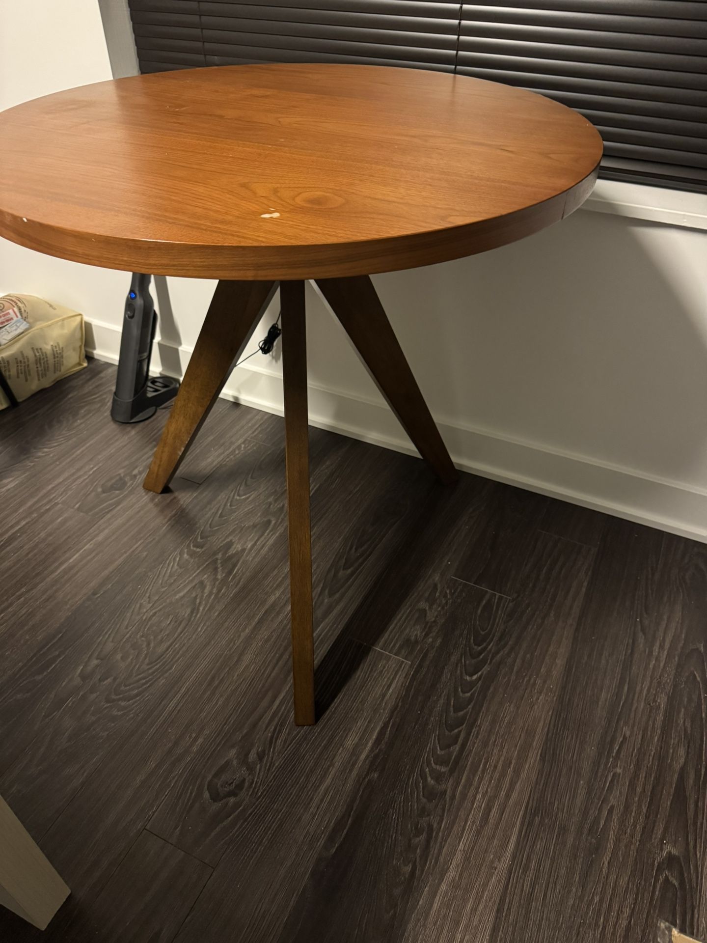 West Elm Tripod Dining Table (30") - Walnut