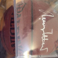 Jerry West Display Ready Autographed Ball