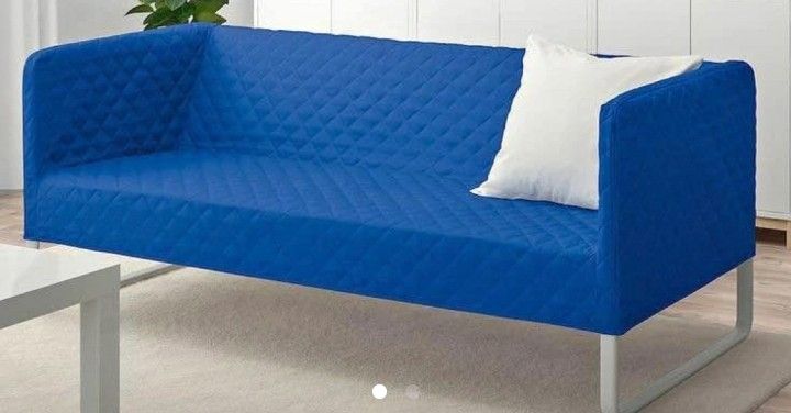 Moving Sale!!!! IKEA Knopparp Bright Blue 3 Seater Couch