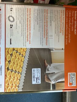 Schluter heating wire 120v 134.3 sf