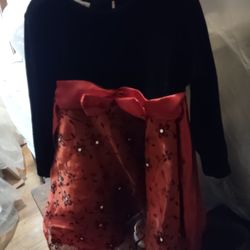 Beautiful, Velvet N Satin Dress For 2 T.