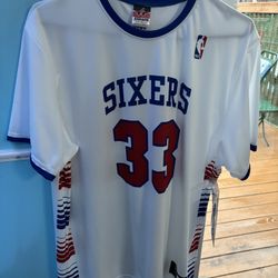 Sixers Size Large Jersey By Alleson New With Tags Number 33