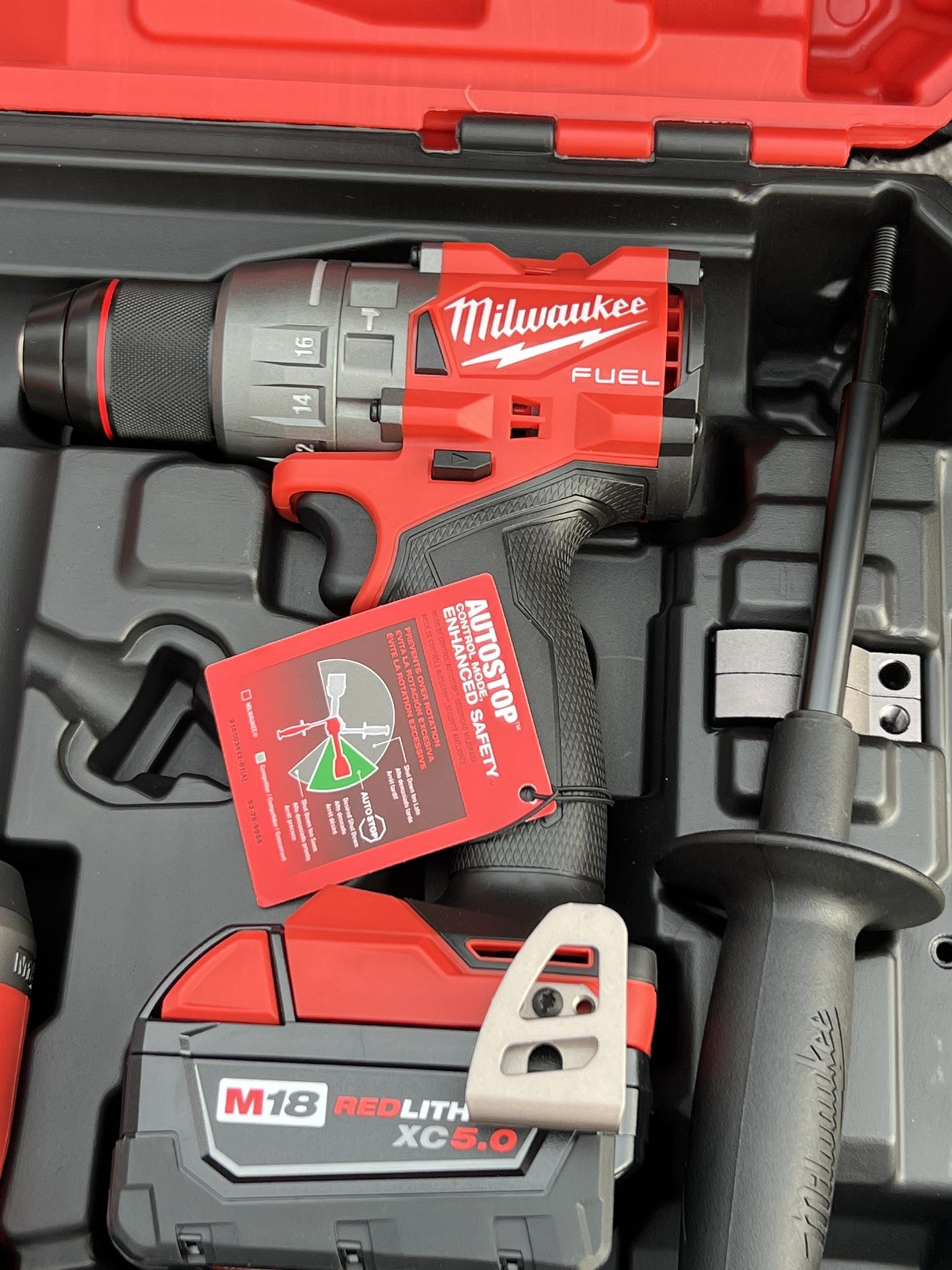 Milwaukee Fuel Rapid Stop Hammer Drill $110 Tool Only  $170 With Battery 5.0 