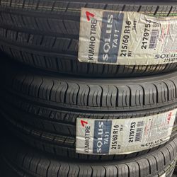 215/60/16 Kumho Solus