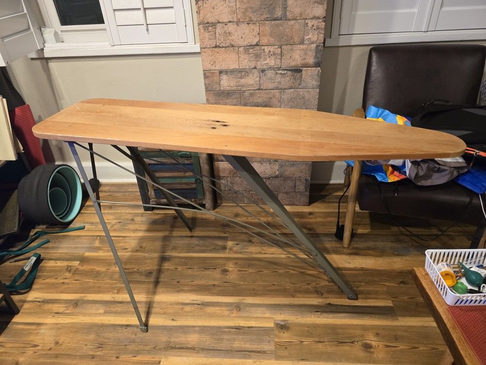 Very Cool Vintage Wooden Ironing Board