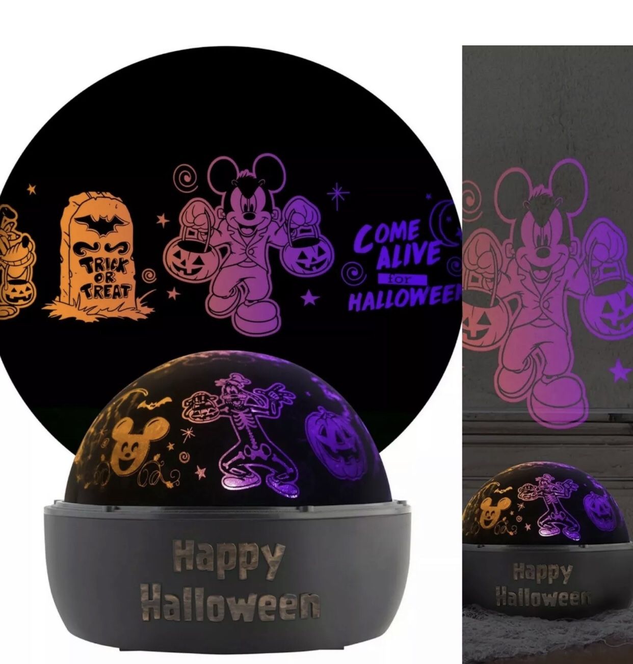 NEW Disney Mickey and Friends LED Shadow Lights Halloween Decor 2020 Multi-color