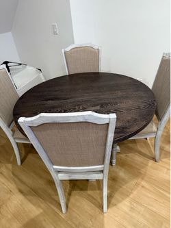 Dining table + chairs