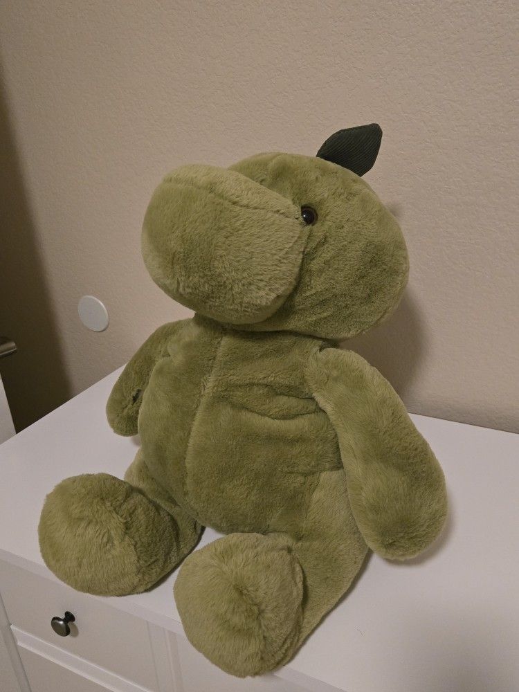 Large 22" Tall Green Plush Tyrannosaurus Rex Sitting Dinosaur Stuffed Animal Adventure Stuffy