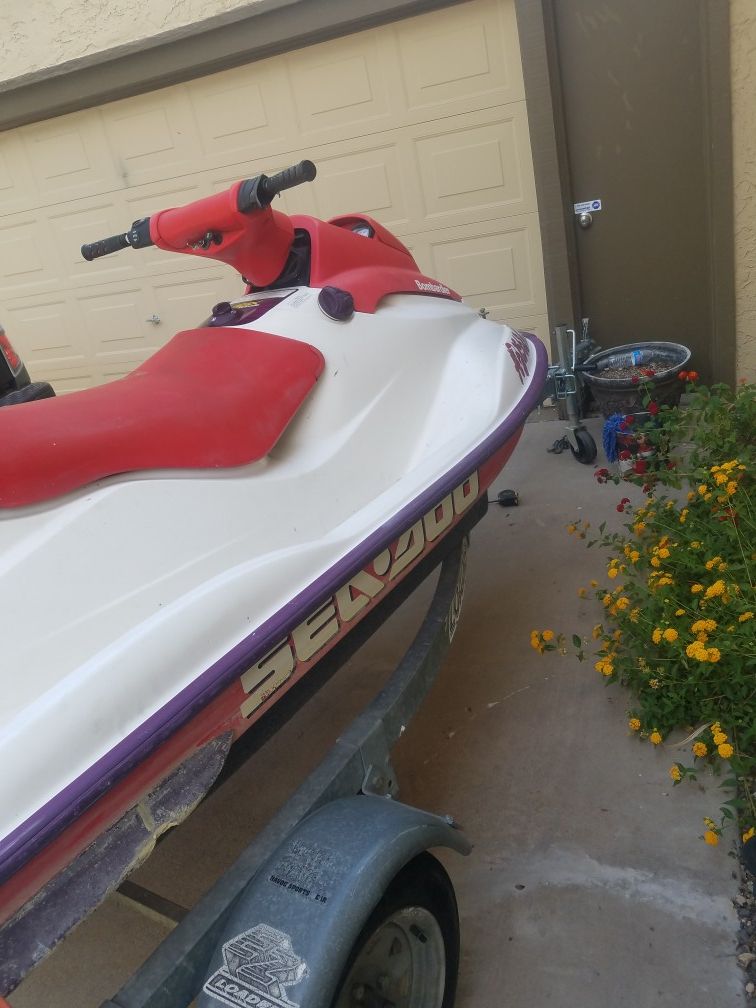 97 Seadoo Gsx Pwc Jet Ski Jetski For Sale In Tempe Az Offerup