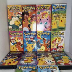 Lot Of 14 Pokémon VHS, 1998