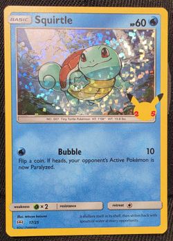 Squirtle 17/25 McDonald's 25th Anniversary Promo Holo ENG
