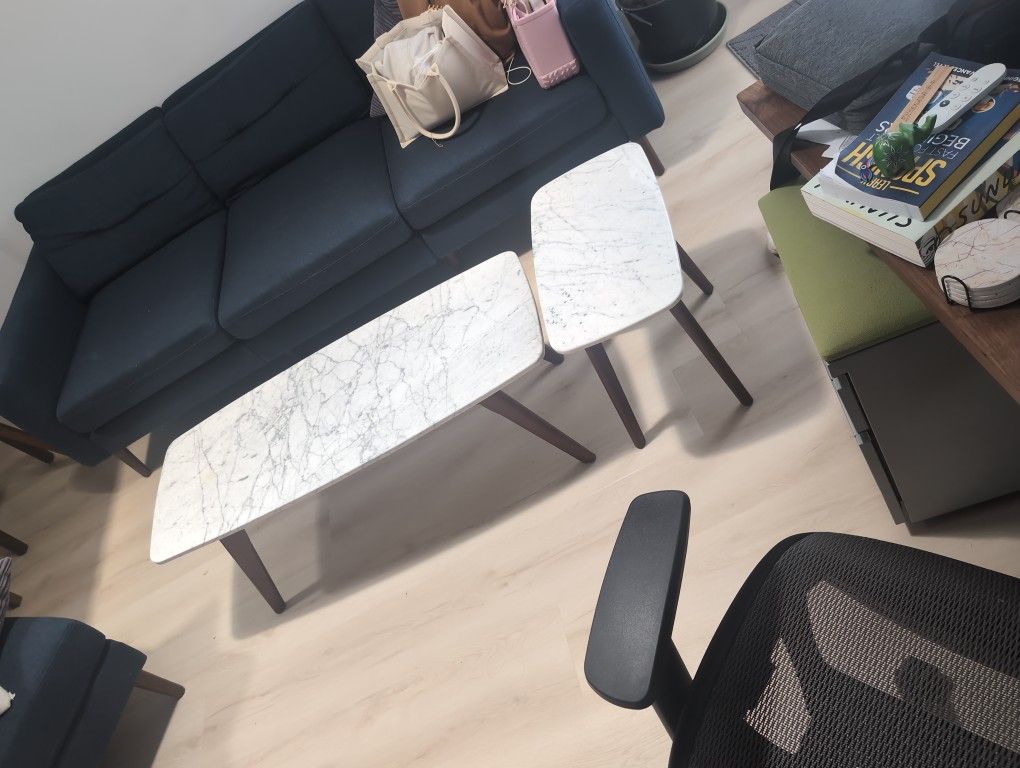 Marble Coffee table And Side Table
