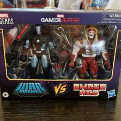 Marvel Legends Series Gamerverse Marvel's War Machine vs Marvel's Omega Red Action Figures