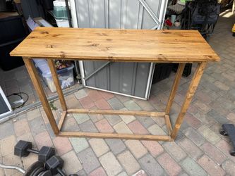 Handmade Wooden Console/Sofa table