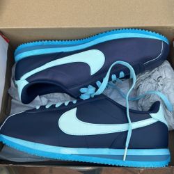 Blue Dyed Nike Cortez