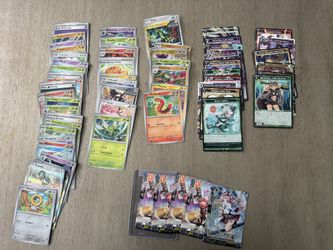 Stack Of Pokémon Cards 50+ Cards!