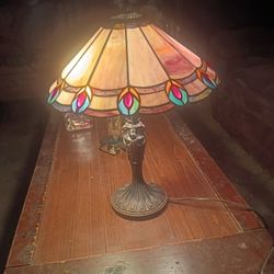 Aldridge Peacock Table Lamp