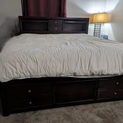 King Size Bed with Storage 