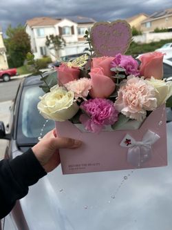 Mothers day/Día de las madres Flower envelopes