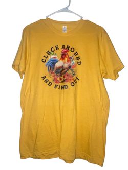 Funny Rooster Graphic Tee Sz. M