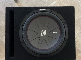 Kicker CompR 12” Subwoofer + Ported Box