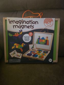 Imagination Magnets 68 Piece Imaginative Play with Magnetic Shapes!