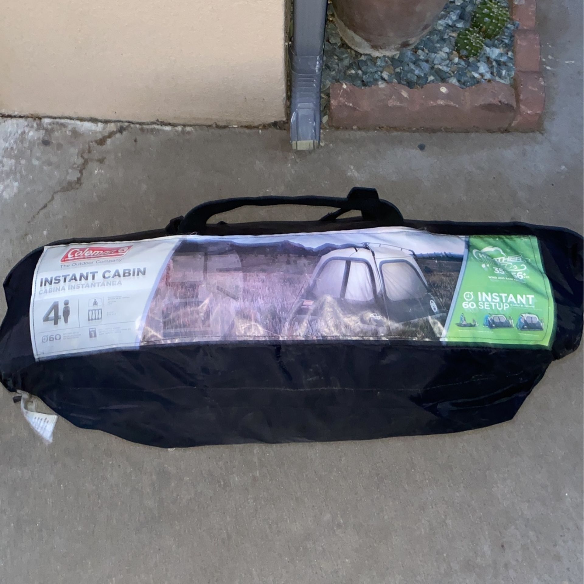 USED COLEMAN INSTANT CABIN