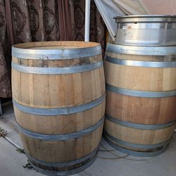 Wine barrels