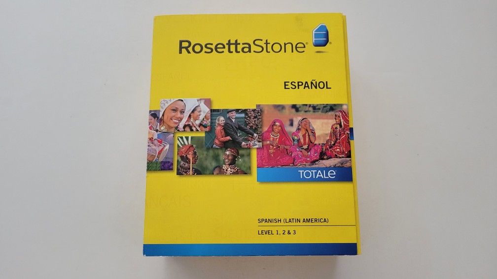 Rosetta Stone - Español Spanish (Latin America) Level 1, 2 & 3! Brand New, Unopened! Language Learning Computer Program!