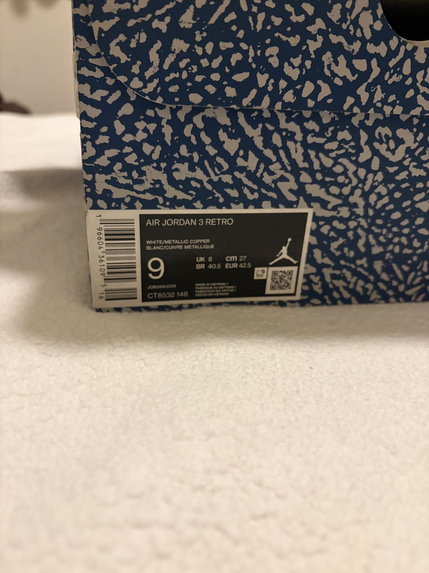 Air Jordan 3 Retro Washington Wizards