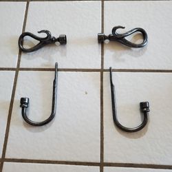 Curtain Rod Ends And Curtain Tie Backs