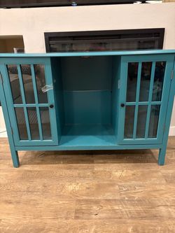 Windham Two-Door with Shelves Classic Storage Cabinet Overcast-Threshold