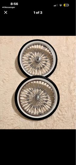 Lowrider Bikes rims and tire set