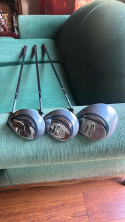 Lady’s Prince Tour SST Driver, 3, and 5 woods.  All have graphite shafts and new grips.