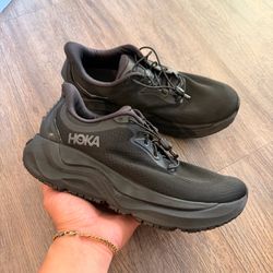 Hoka Arahi SR Wide Women's Size 8 B Triple Black Running Shoes Sneakers Comfort