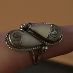 Turquoise And Silver Ring