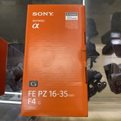 Sony FE PZ 16-35mm F4 G Lens