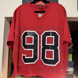 Fashionable Streetwear Jersey Cropped Large